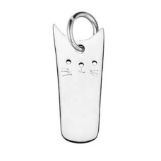 Malý ocelový přívěšek - kočička