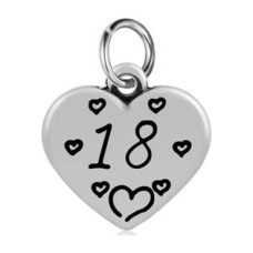 Ocelový přívěšek - srdíčko 