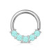 Piercing kruh s kameny 1,0 x 10 mm Piercing kruh s kameny 1,0 x 10 mm