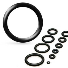 Piercing - náhradní černá gumička na plug