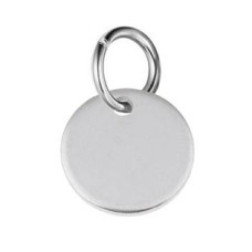 Ocelový přívěšek - kolečko malé