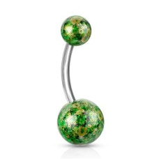 Piercing do pupíku - banánek