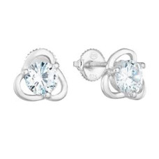 Stříbrné náušnice se zirkonem