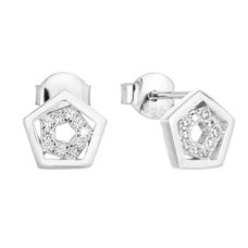 Stříbrné náušnice se zirkony
