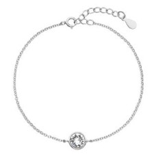 Stříbrný náramek s kamenem Crystals from Swarovski®