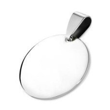 Ocelový přívěšek kruh 20 mm