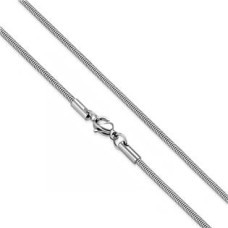 Ocelový řetízek had, tl. 2,4 mm