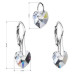 Sada náušnic a přívěšku se srdíčky Crystals from Swarovski® Crystal