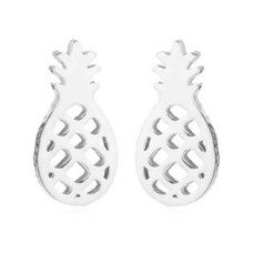 Ocelové náušnice ananasy