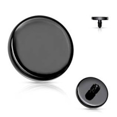 Náhradní černá placička závit 1,2 mm, průměr 3 mm