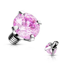 Ozdobný kamínek k mikrodermálu, průměr 4 mm