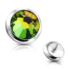 Ozdobný kamínek k mikrodermálu, průměr 5 mm, Vitrail Medium barva