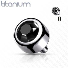 Náhradní kamínek k dermálu TITAN, závit 1,6 mm, 4mm