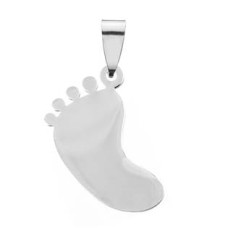 Ocelový přívěšek - stopa