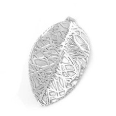 Ocelový přívěšek - list