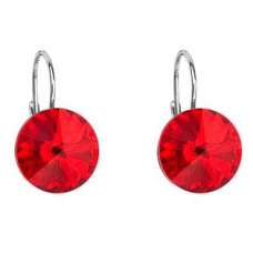 Stříbrné náušnice s krystaly Crystals from Swarovski® Siam