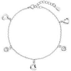 Stříbrný náramek s kameny Crystals from Swarovski®