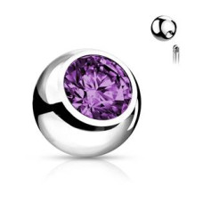 Náhradní kulička se zirkonem 1,6 x 6 mm