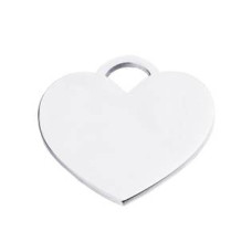 Ocelový přívěšek srdce