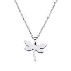 Ocelový náhrdelník vážka