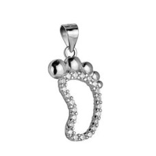Stříbrný přívěšek se zirkony