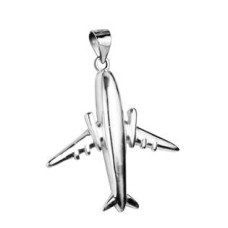Stříbrný přívěšek - letadlo