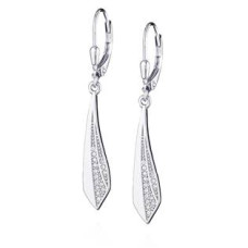 Visací náušnice se zirkony