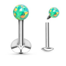 Piercing do brady - opál