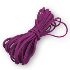 Semišová šňůrka vínová - 2,5 mm, délka 100 cm
