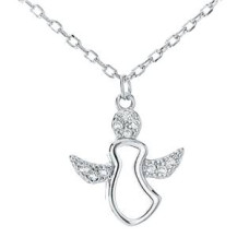 Střibrný náhrdelník andělíček