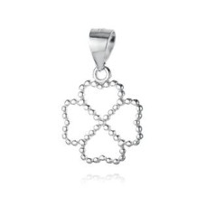 Stříbrný přívěšek čtyřlístek