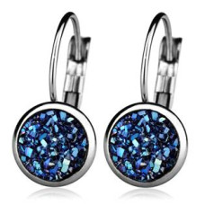 Ocelové náušnice, MONTANA BLUE