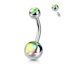 Piercing do pupíku - banánek