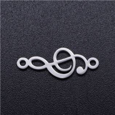 Ocelový přívěšek - houslový klíč