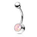 Piercing do pupíku - banánek