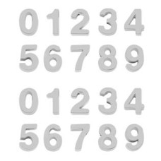 Navlékací ocelový přívěsek korálek - číslice