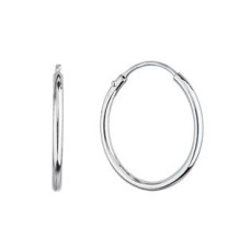 Stříbrné náušnice kruhy 20 mm