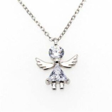 Střibrný náhrdelník andílek