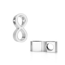 Stříbrný přívěšek korálek INFINITY