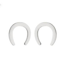 Ocelové náušnice PODKOVY