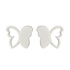 Ocelové náušnice MOTÝLCI
