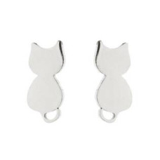 Ocelové náušnice KOČIČKY