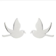 Ocelové náušnice PTÁČCI