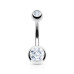 Piercing do pupíku - banánek malý