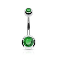 Piercing do pupíku - banánek malý