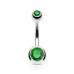 Piercing do pupíku - banánek malý