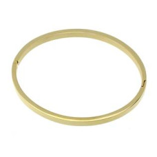 Ocelový náramek kruh otevírací, šíře 4 mm