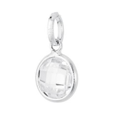 Stříbrný přívěšek s broušeným kamenem