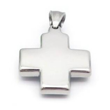 Ocelový přívěšek - kříž