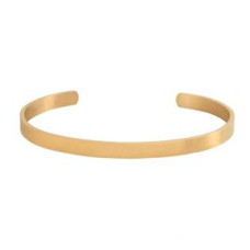 Ocelový náramek s rytinou textu, šíře 5 mm